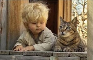 A Cat and His Boy